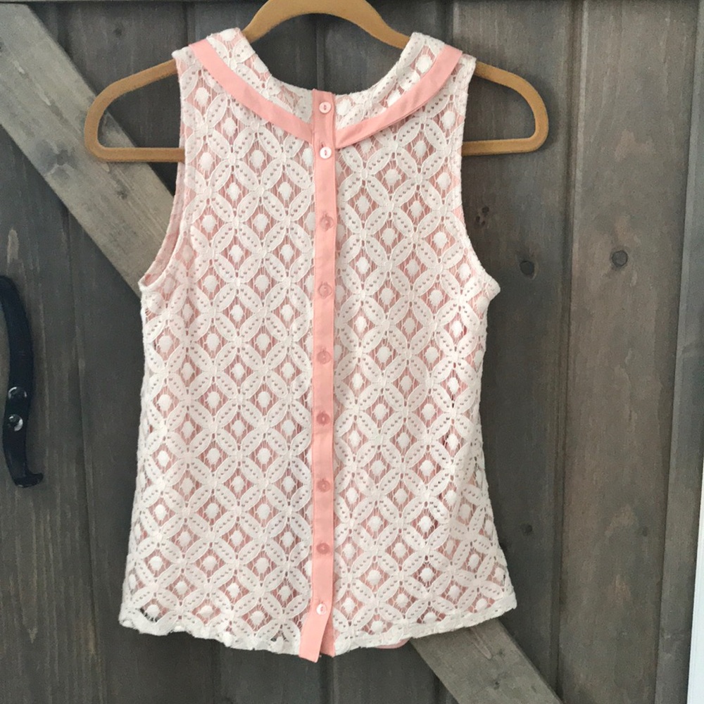 Maurice’s Button Down Back Small Sleeveless Shirt - Picture 2 of 6